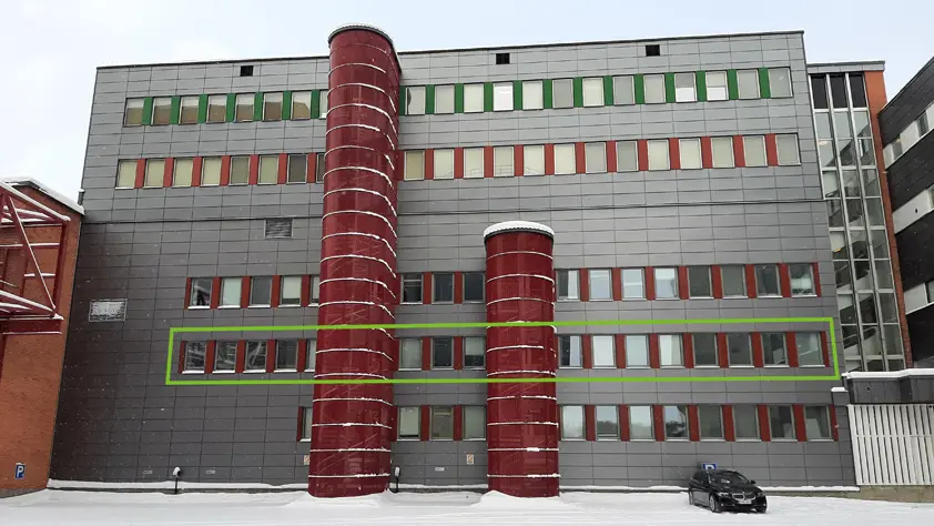 Toimistotila 435 m2, Kone-konttori