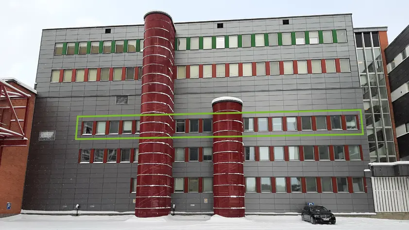 Toimistotila 364 m2, Kone-konttori
